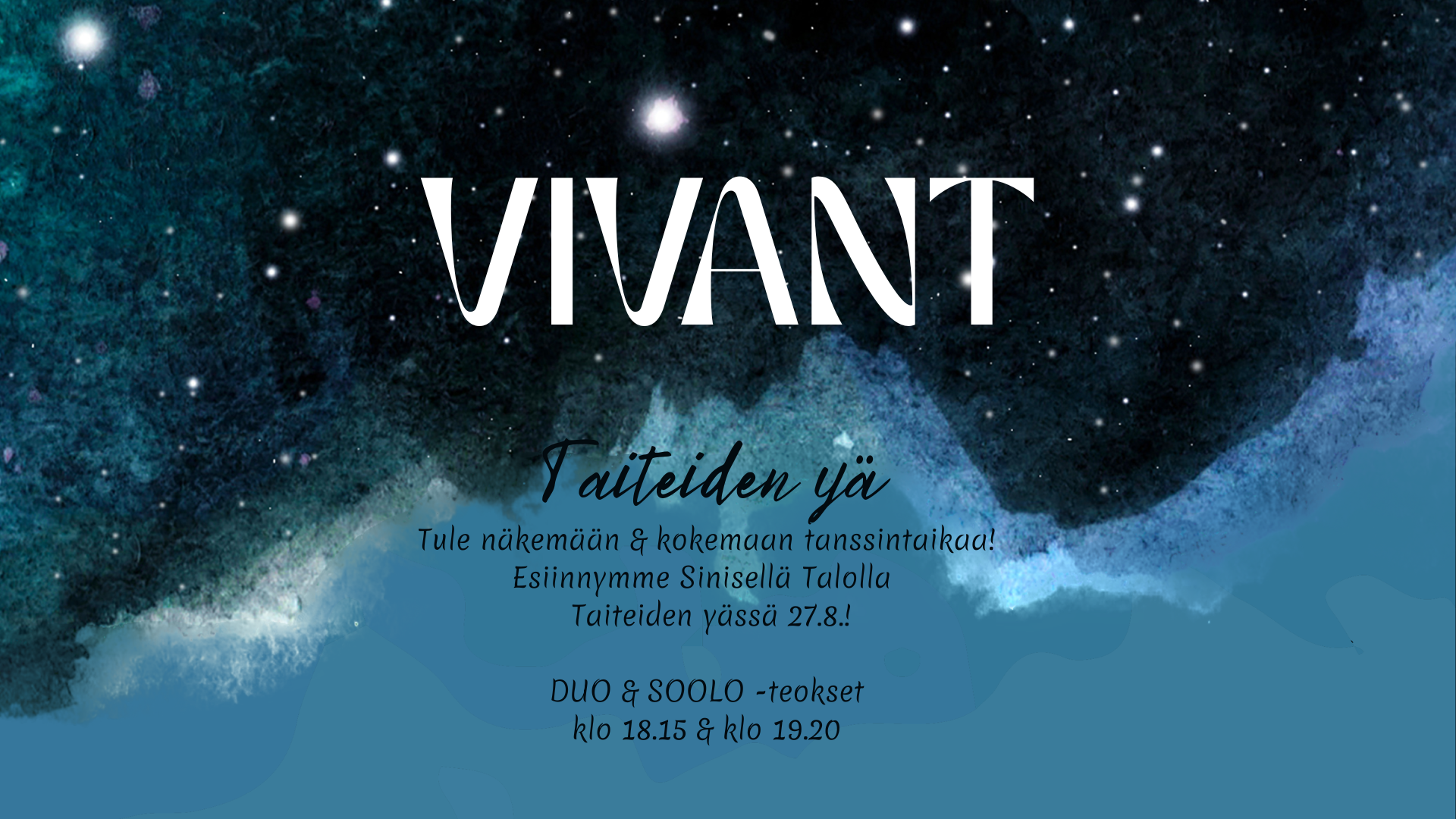 Vivant tanssiesitykset Sinisellä Talolla